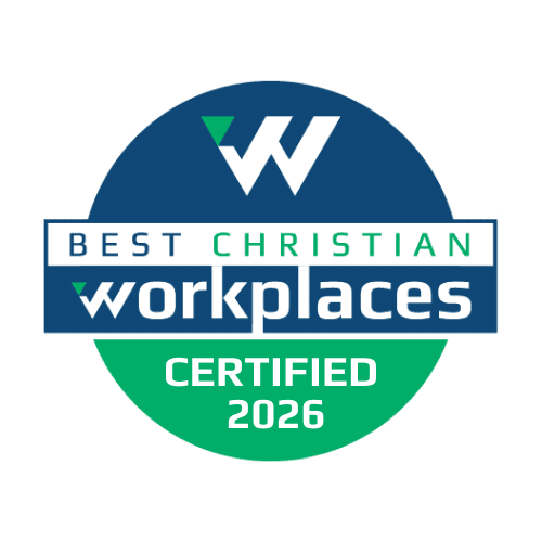 Best Christian Workplaces Certified 2024 badge