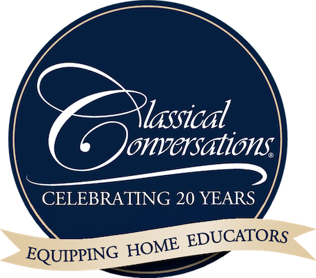 Classical Conversations celebrating 20 years equipping home educators badge
